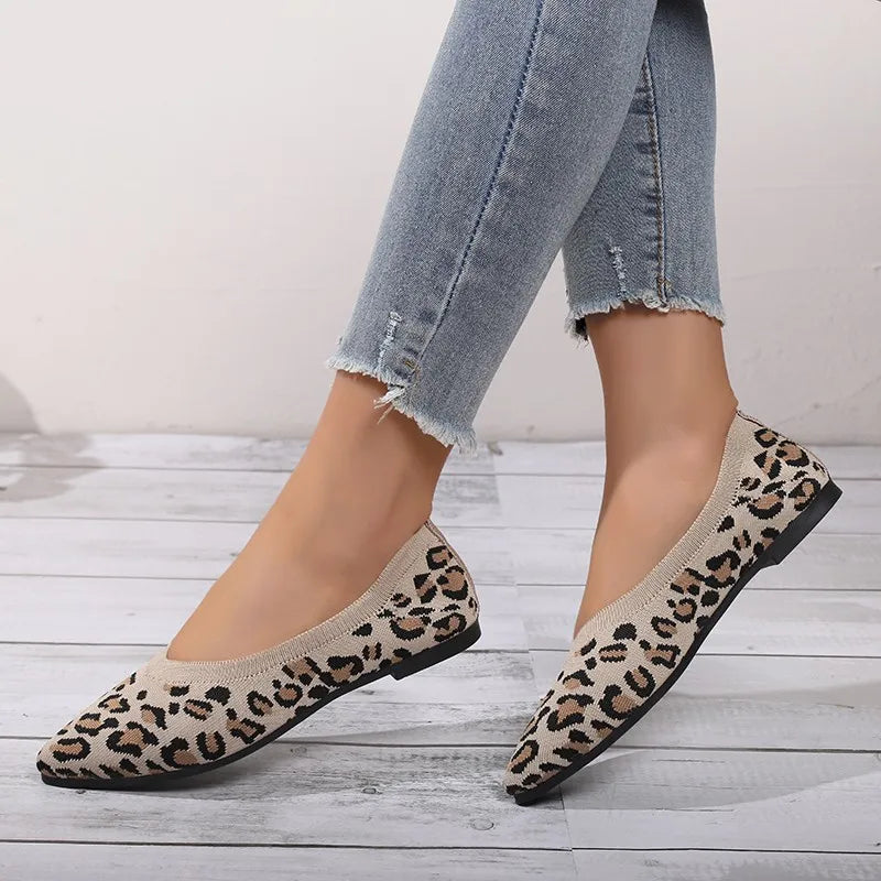 Zapatos planos animal print