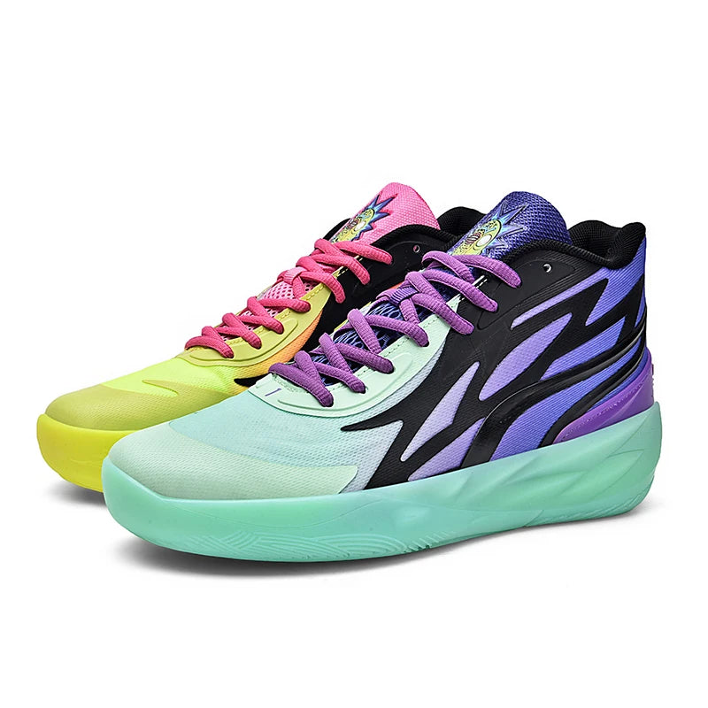 Zapatillas baloncesto hombre doble color