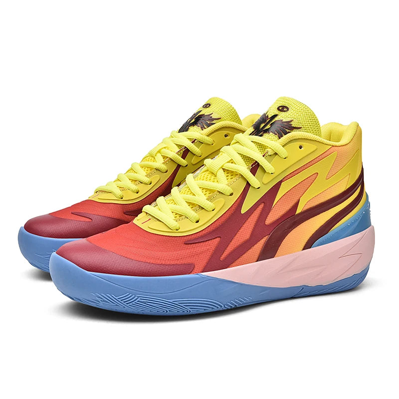 Zapatillas baloncesto hombre doble color