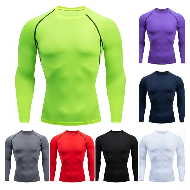 Camisetas compresión hombre deportivas