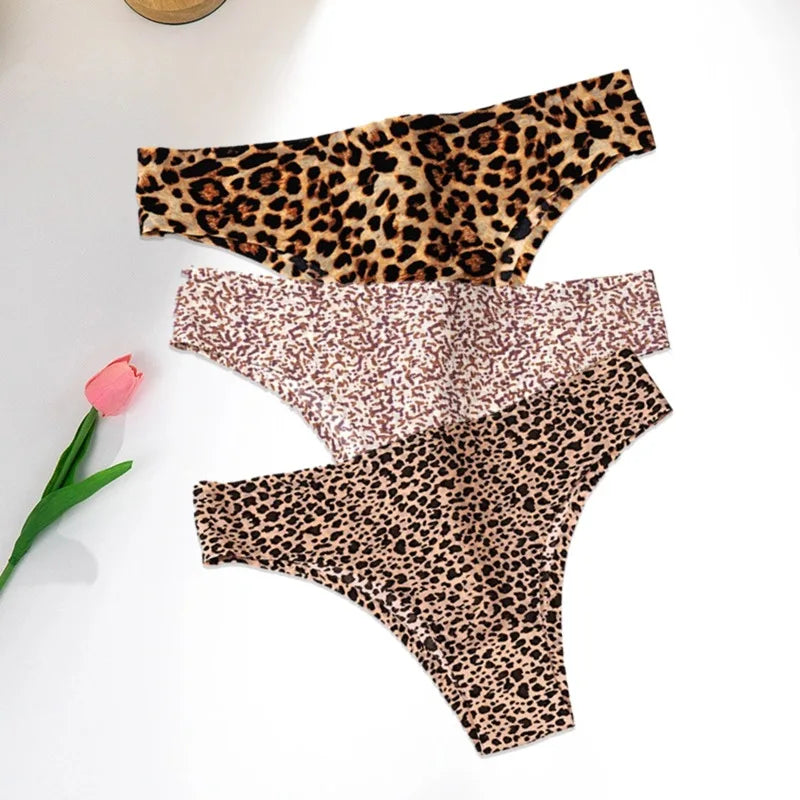 Panties animal print 3 piezas