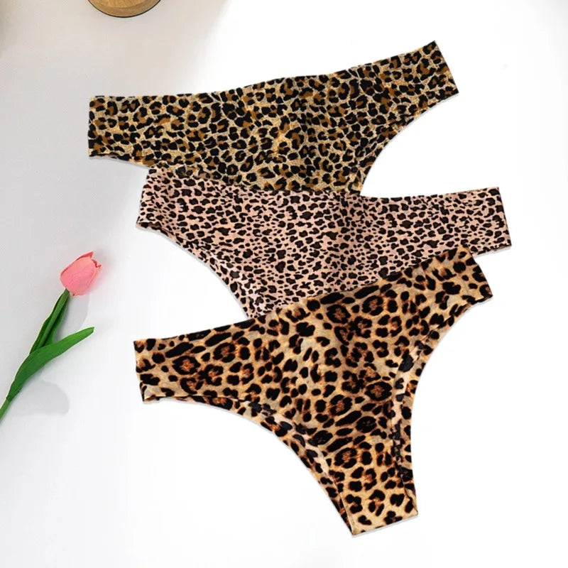 Panties animal print 3 piezas