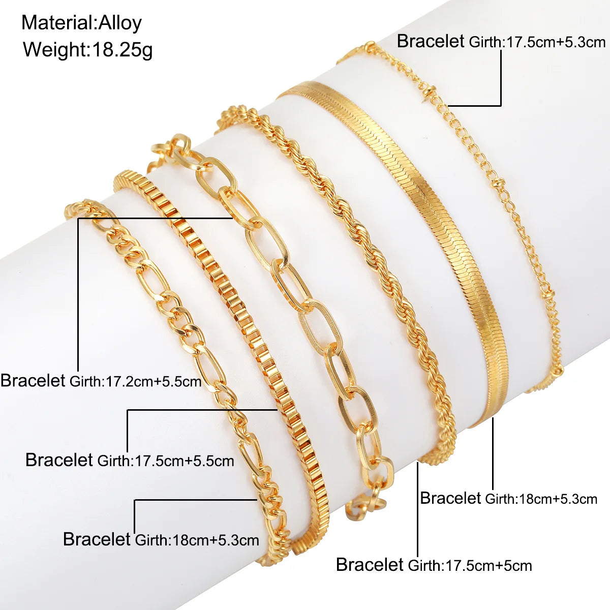 Pulsera gold 6 und