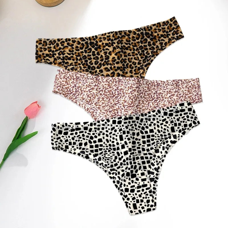 Panties animal print 3 piezas