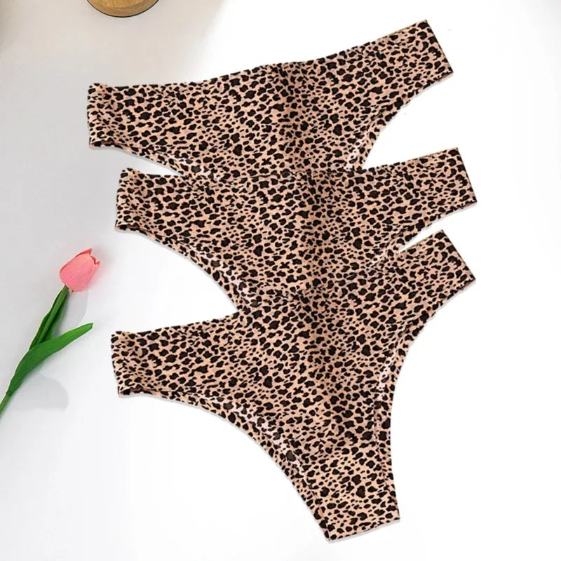 Panties animal print 3 piezas