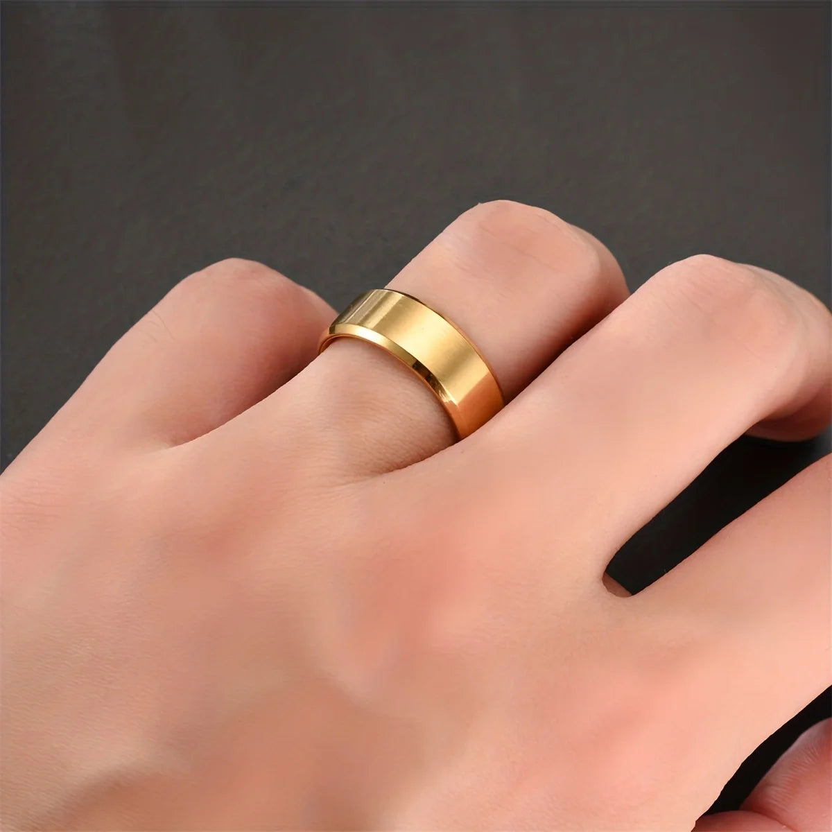 Anillo hombre acero inoxidable