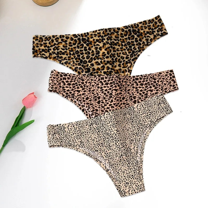 Panties animal print 3 piezas