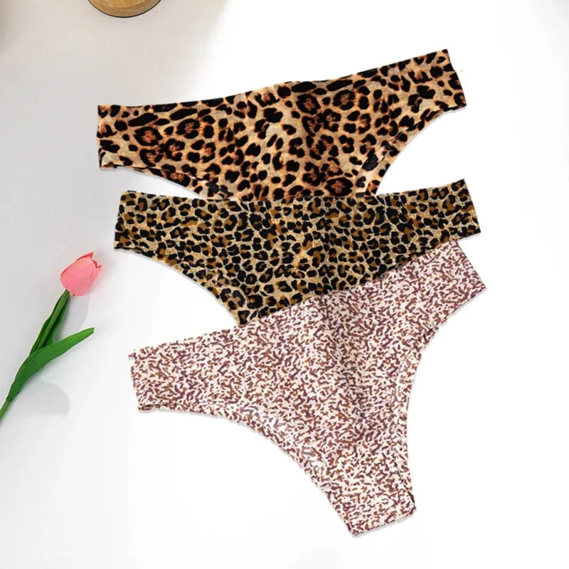 Panties animal print 3 piezas