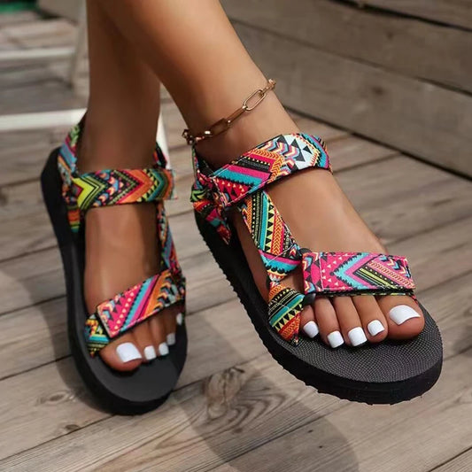 Sandalias multicolor