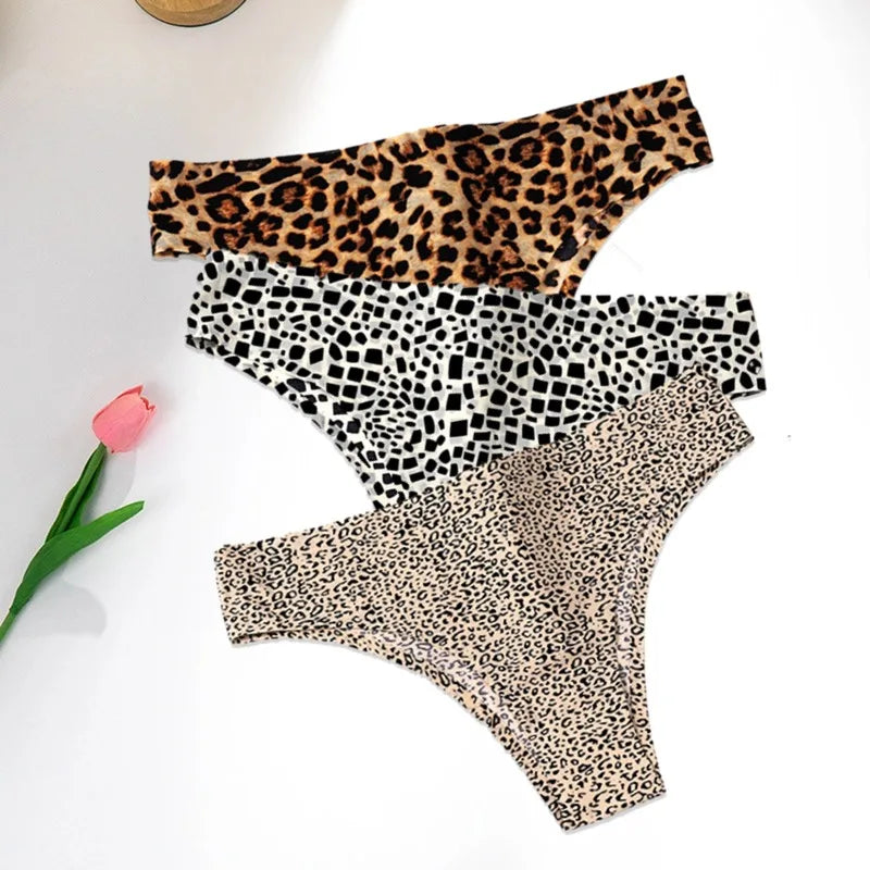 Panties animal print 3 piezas